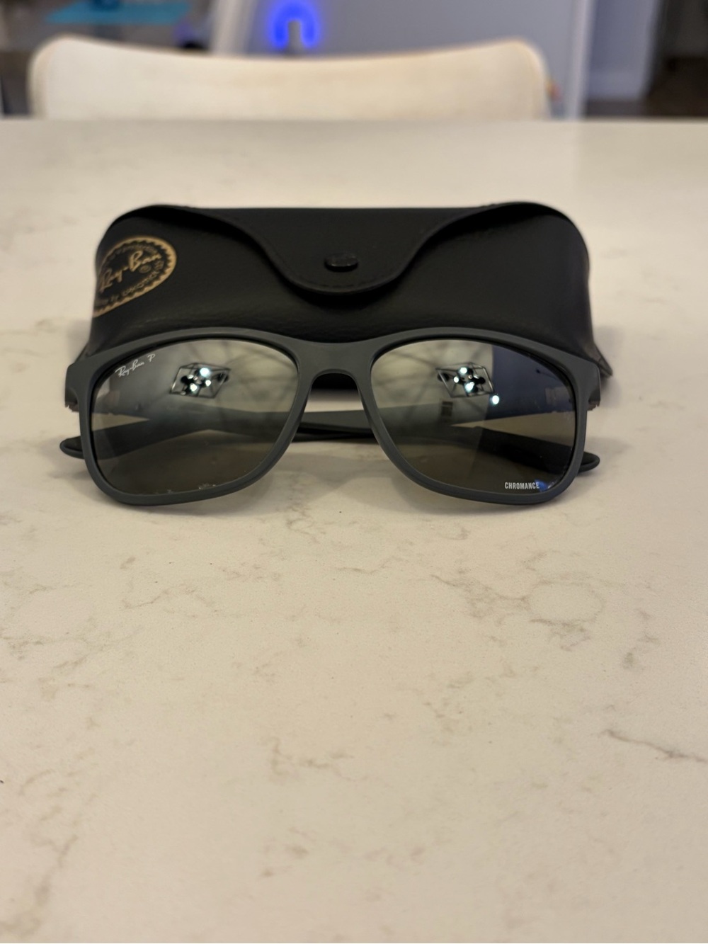 Ray-Ban Matte Black Chromance Sunglasses